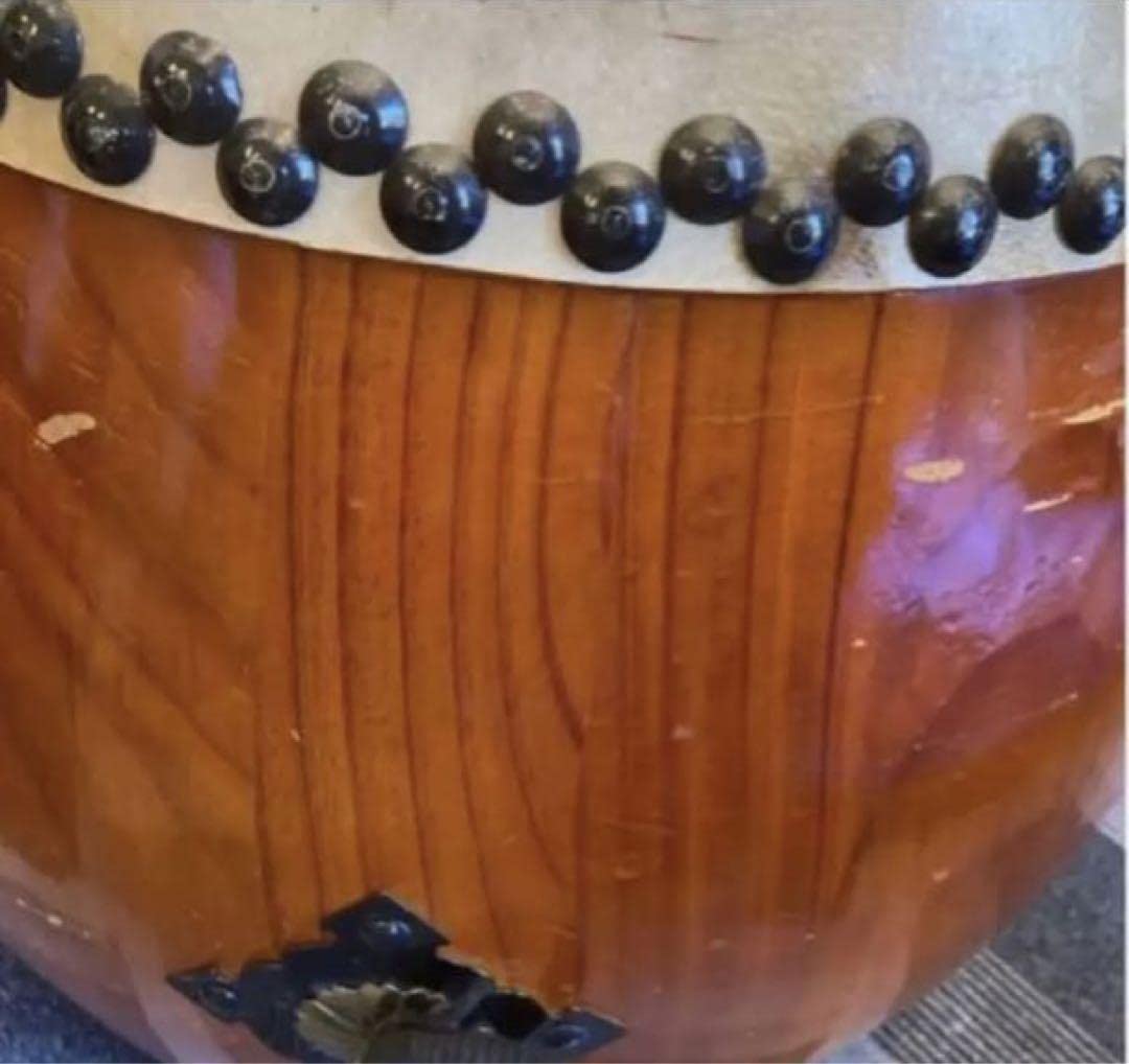 Amazon.co.jp: 和太鼓 太鼓 たいこ 1.6尺 長胴太鼓 和楽器 宮太鼓 音楽